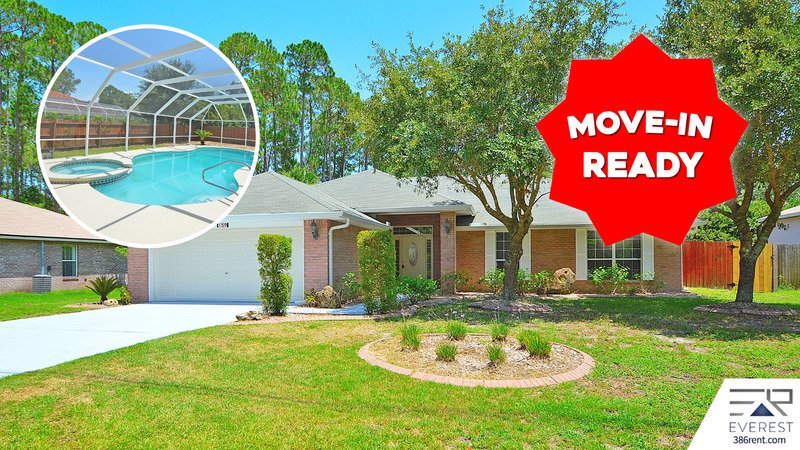 FULLY FENCED 4/2/2 POOL HOME IN THE HEART OF PALM COAST property image