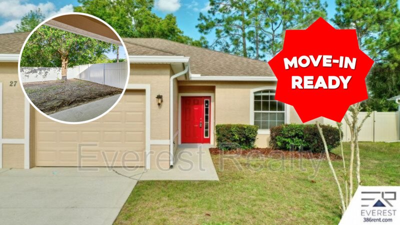 FULLY FENCED 3/2/2 TOWN HOME IN THE HEART OF PALM COAST property image